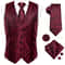 Men Wedding And Party Silk Jacquard Vest Accessory Collection 0