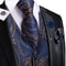 Men Wedding And Party Silk Jacquard Vest Accessory Collection 14