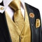 Men Wedding And Party Silk Jacquard Vest Accessory Collection 8
