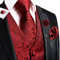Men Wedding And Party Silk Jacquard Vest Accessory Collection 10