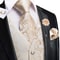Men Wedding And Party Silk Jacquard Vest Accessory Collection 26
