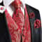 Men Wedding And Party Silk Jacquard Vest Accessory Collection 16