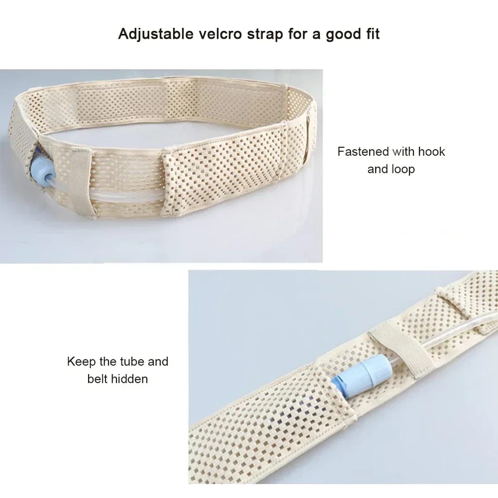 Adjustable Abdominal Catheter Support Belt For Daily Comfort 1