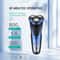 Rechargeable Waterproof Electric Shaver with Rotary Heads, LED Display & Pop Up Trimmer