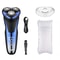 Rechargeable Waterproof Electric Shaver with Rotary Heads, LED Display & Pop Up Trimmer