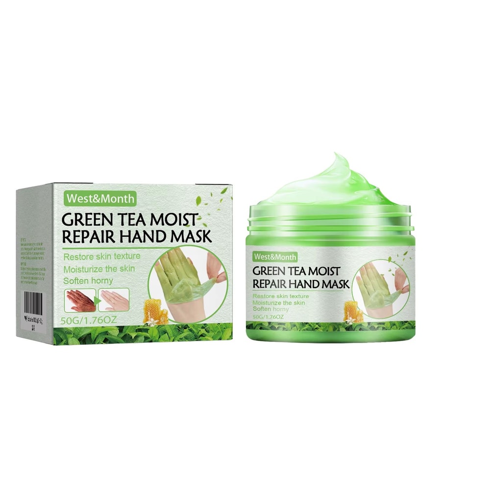 Green Tea Lock Water Repair Hand Mask 5in1 Nourishing Moisturizing Whitening Hand Film For Callus E 6