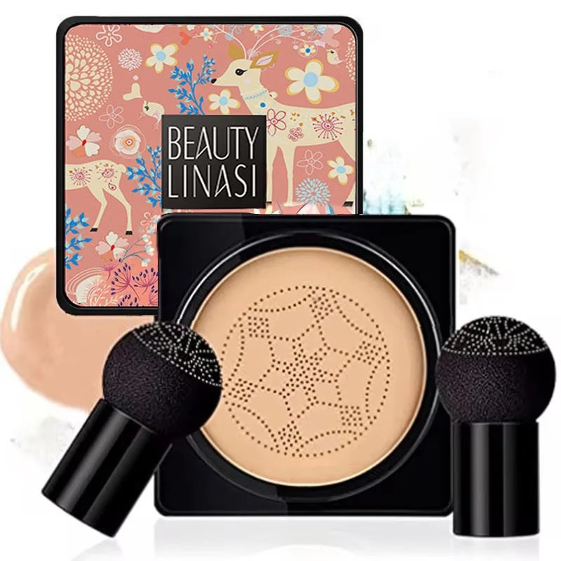 Mushroom Head CC Cream Air Cushion Foundation for Natural Coverage