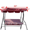 Outdoor Garden Patio Swing Canopy Cover Replacement With Sun UV Protection 7