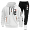 Men Casual Athletic Hoodie And Jogging Pants Set 13