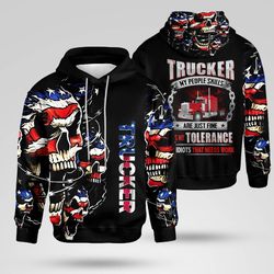 awesome trucker- aop hoodie all over print