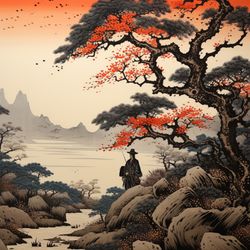 Japanese Ukiyo-e Print PRINTABLE Art, Japanese Gallery Wall Art Digital Print Instant Download 27