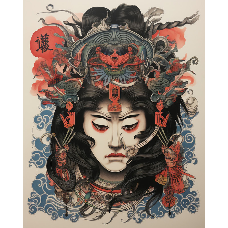 Japanese Ukiyo-e Print PRINTABLE Art, Japanese Gallery Wall Art Digital Print Instant Download 180.jpg