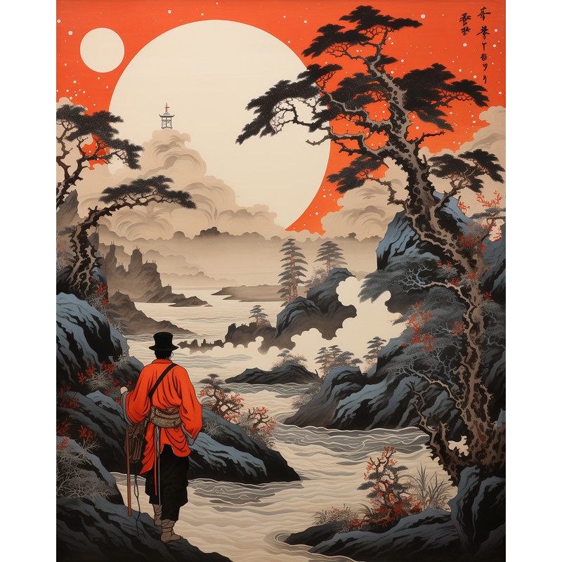 Japanese Ukiyo-e Print PRINTABLE Art, Japanese Gallery Wall Art Digital Print Instant Download 183.jpg