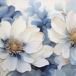 printable digital download abstract flowers floral gifts 190 bedroom living room nursery room clipart jpg