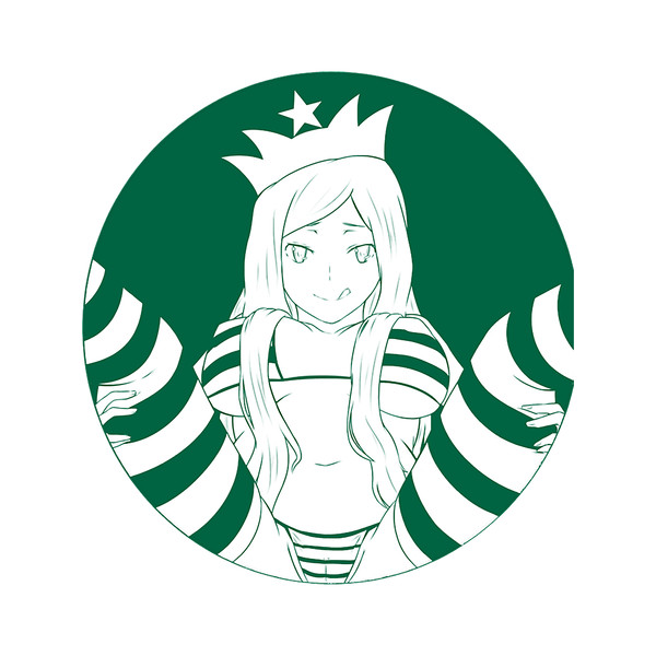Lewd Anime GirlStarbucks inspirited Design Inspire Uplift