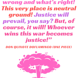 don quixote doflamingo (one piece) quote