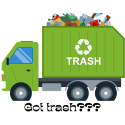 hank and trash truck