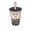 Cute Brown sugar Boba, Bubble tea art.png