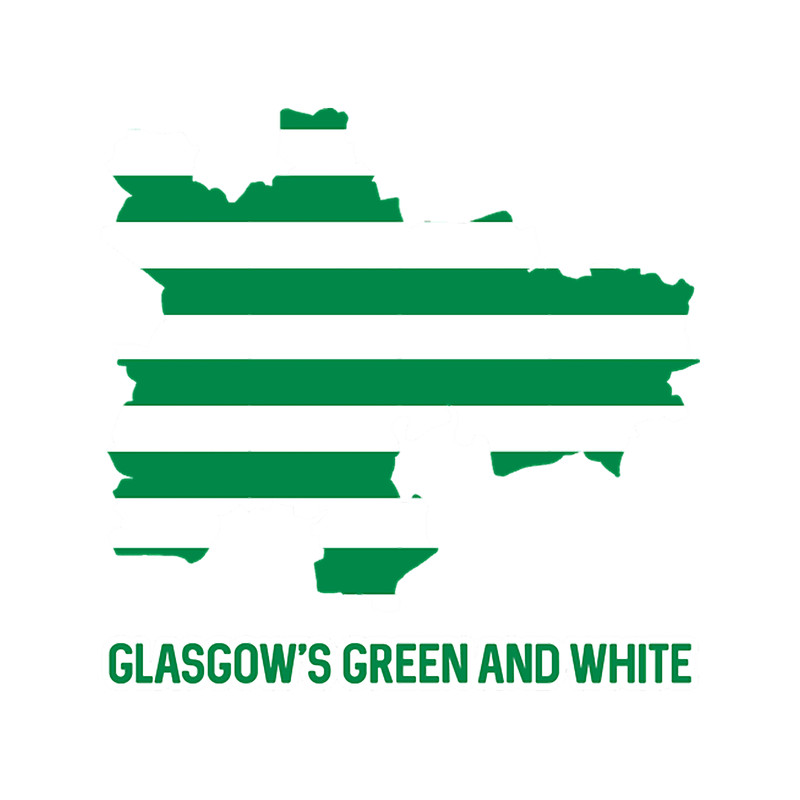 GLASGOW CITY CELTIC FOOTBALL CLUB GREEN AND WHITE MAP.png