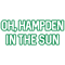 OH, HAMPDEN IN THE SUN, Glasgow Celtic Football Club Green and White Text Design.png