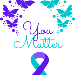 suicide awareness ribbon you matter
