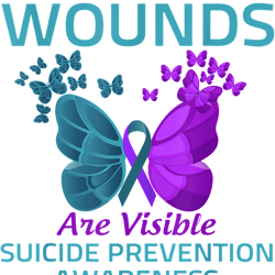 suicide preventions awareness not all wounds are visible