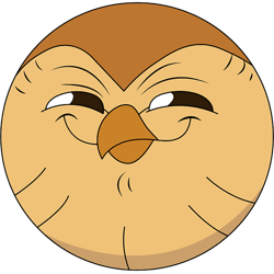 smiling hooty the owl house