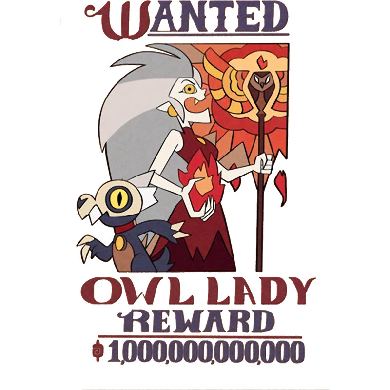 Wanted Owl Lady (The owl house Perfect Gift.png