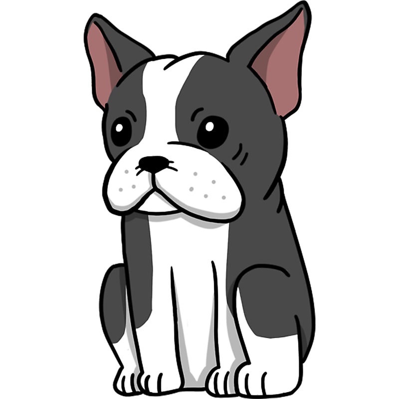 Boston Terrier Cute Cartoon.png