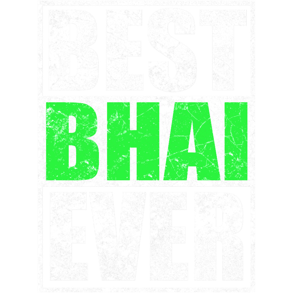 BEST BHAI EVER Fitted V-Neck .png