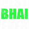 BEST BHAI EVER Fitted V-Neck .png