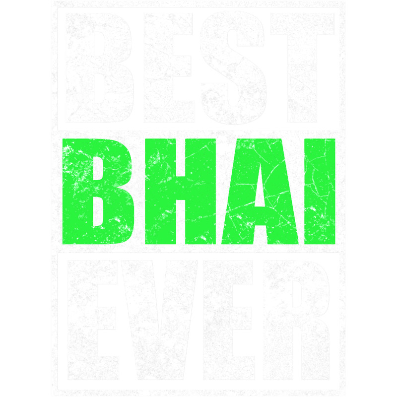 BEST BHAI EVER Fitted V-Neck .png