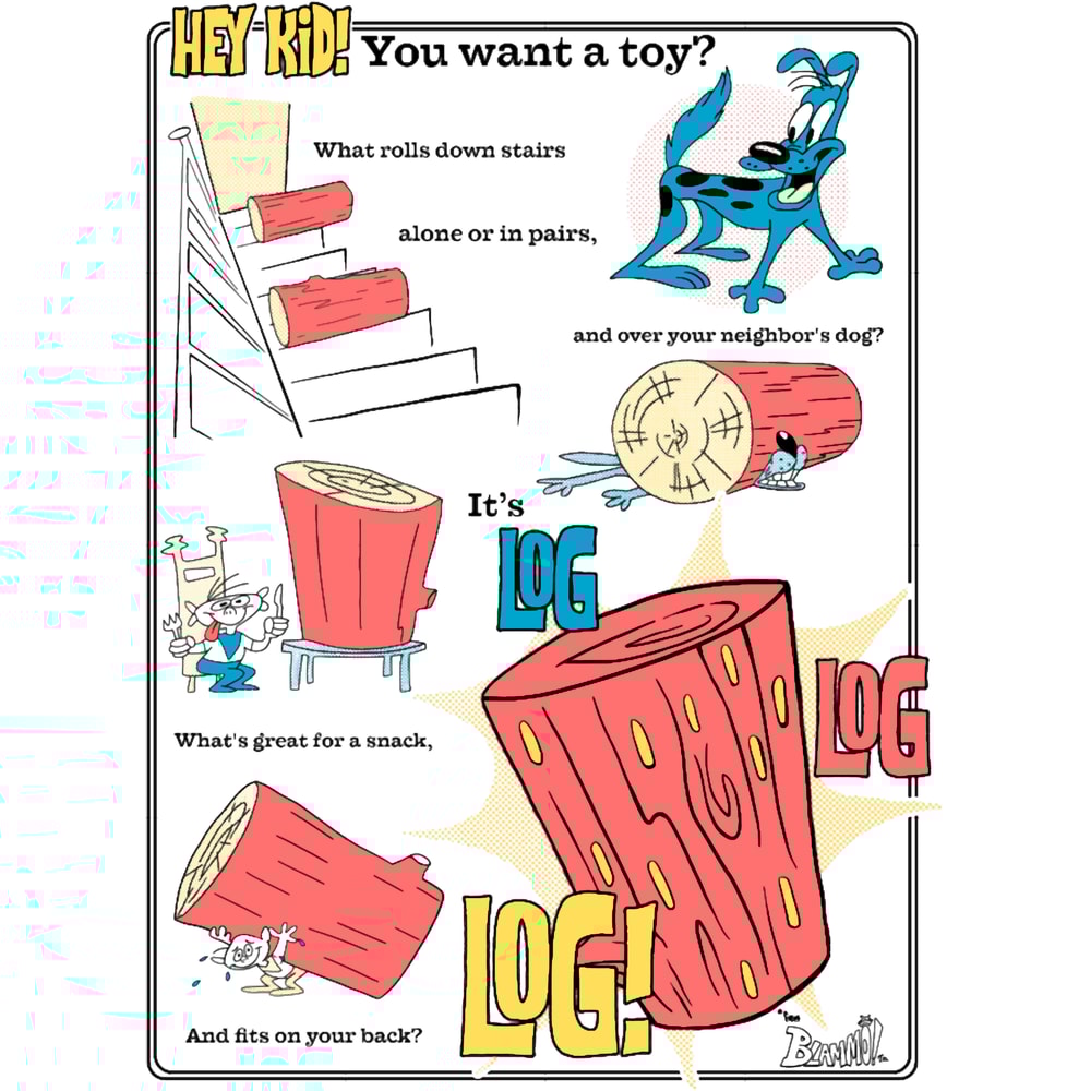 Ren and Stimpy Vintage Log Commercial .png