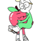 Cute apple and onion couple .png