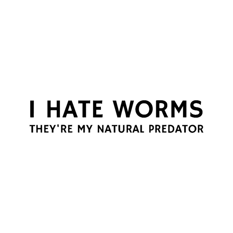 I hate worms, they_re my natural predator. Apple and onion funny quote.png
