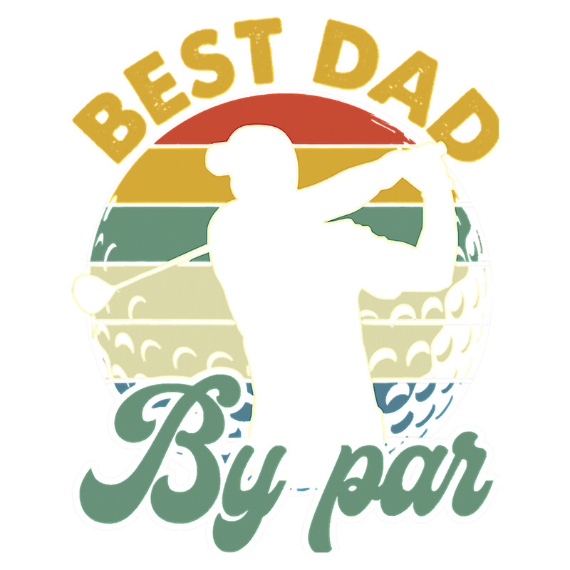 Best Dad Par Vintage Retro Sunset.png