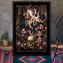 tool november 4 2023 charleston coliseum charleston wv rock band poster wall art
