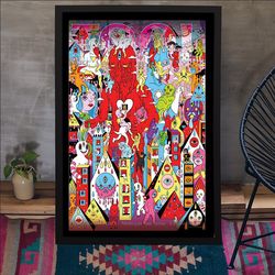 tool event november 10, 2023 mohegan sun arena uncasville, ct poster rock band