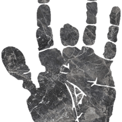 groovy grey marble jerry hand