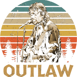 music retro vintage jerry garcias outlaw