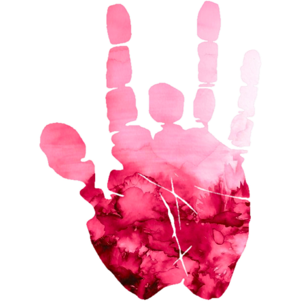 Pink Rose Dip Dye Jerry Hand .png