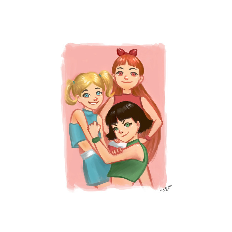 Power Puff Girls Graphic .png