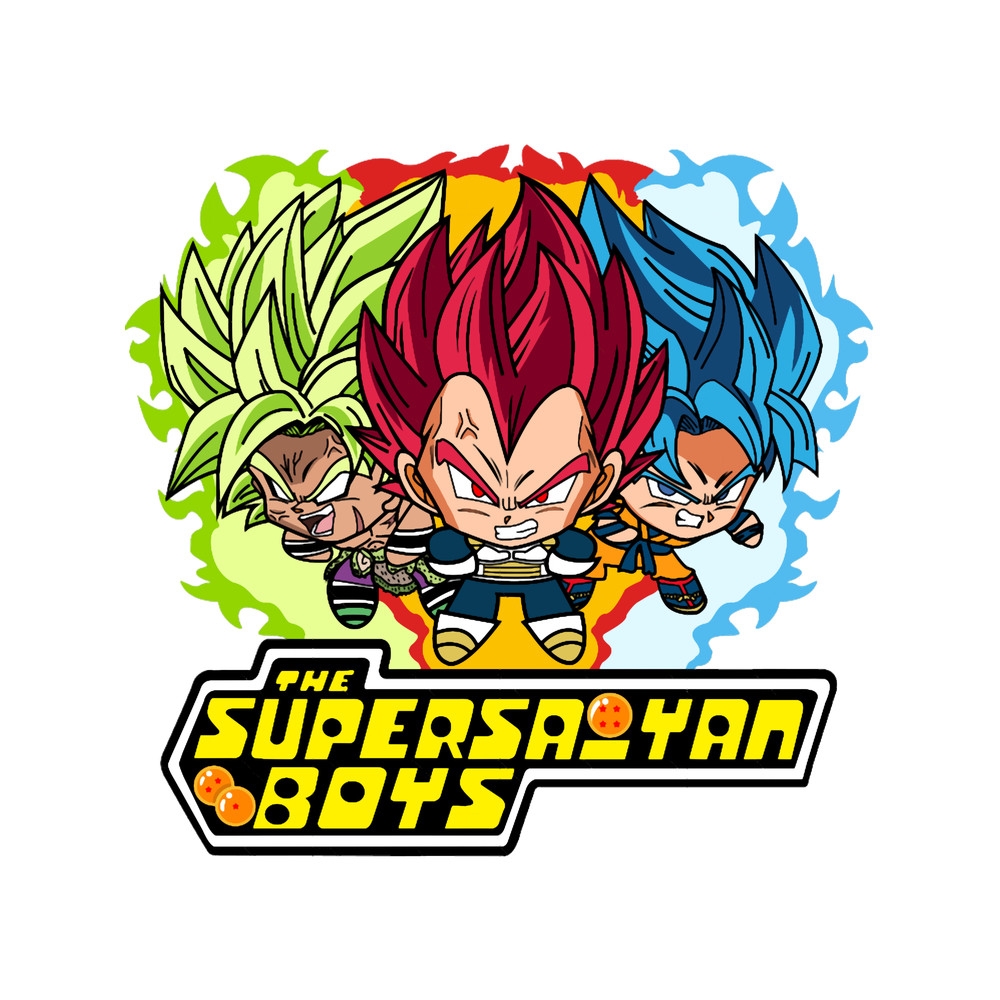Powerpuff Saiyans BrolyGokuVegetaBallSaiyansuper saiyanpower puff girlsBlossom .png