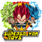 Powerpuff Saiyans BrolyGokuVegetaBallSaiyansuper saiyanpower puff girlsBlossom .png