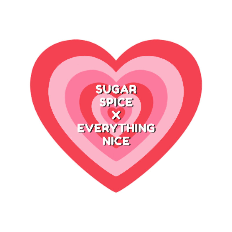 Sugar Spice and Everything Nice Power Puff Girls Pink Heart.png