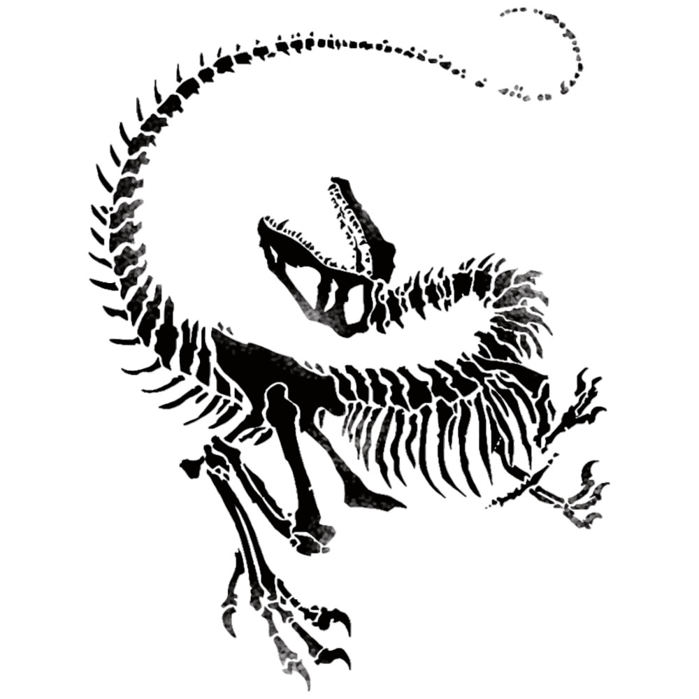 Velociraptor Skeleton Print.png