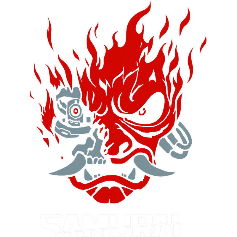 Vintage Samurai Retro Japanese Gaming 2077 Art Game Style.png