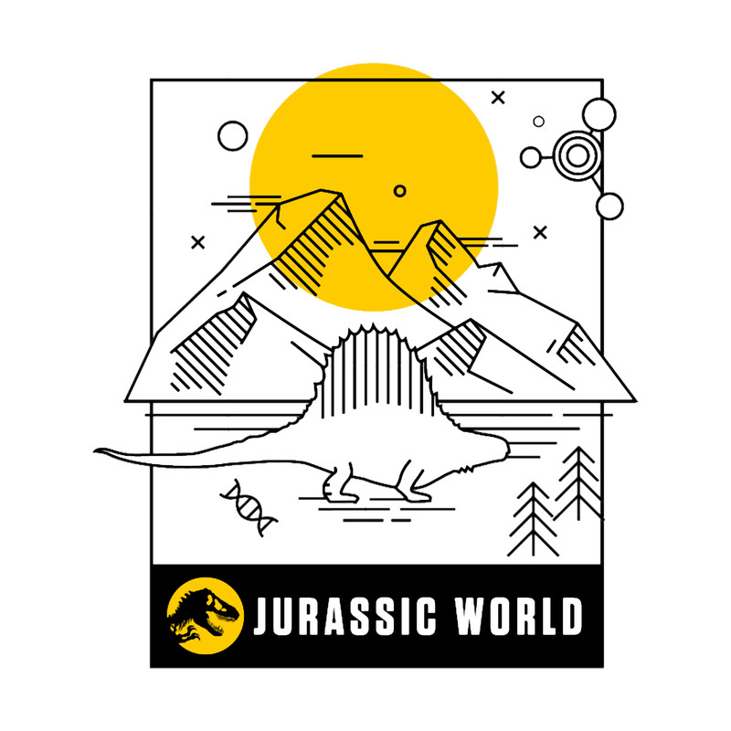 Jurassic World Dominion Spinosaurus Line Art.png