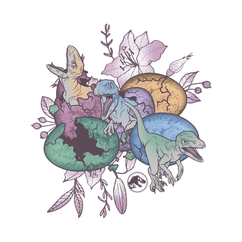 Jurassic World Fallen Kingdom Floral Dinosaur Eggs Hatching.png