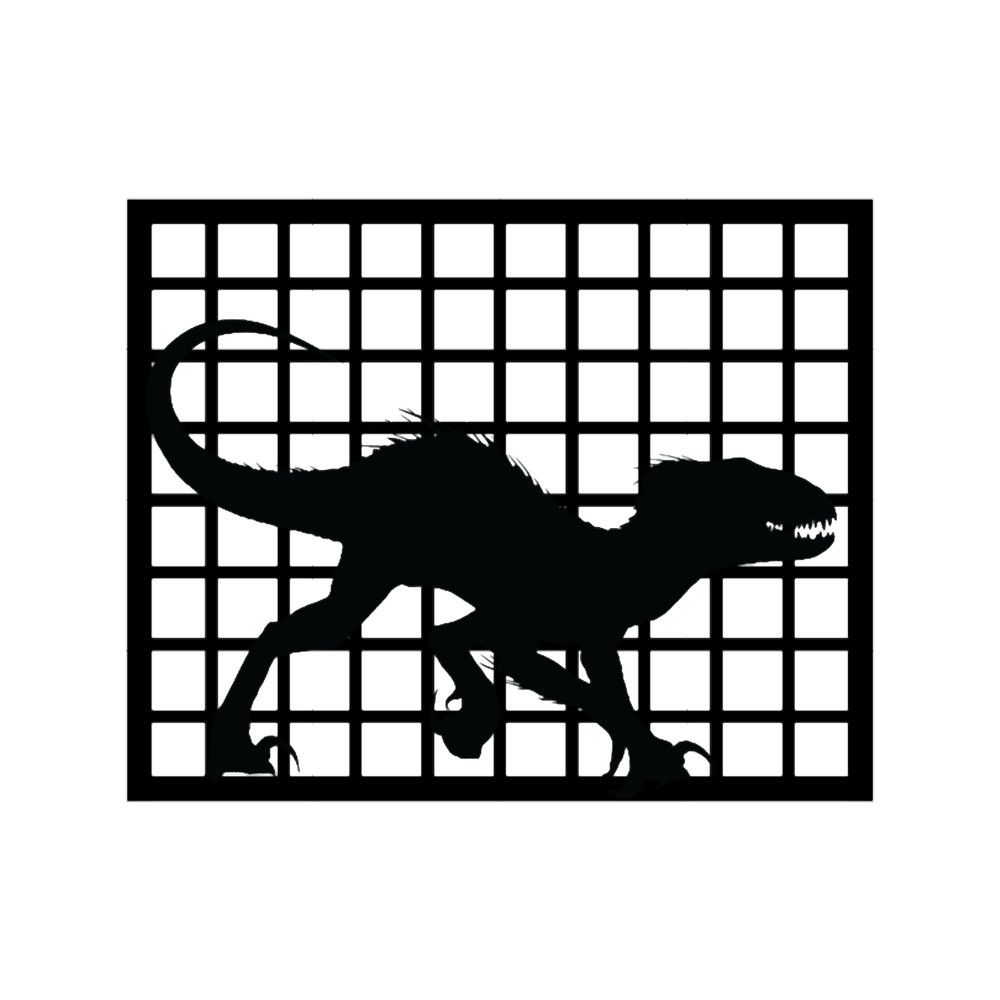 Jurassic World Fallen Kingdom Raptor Cage Silhouette.png